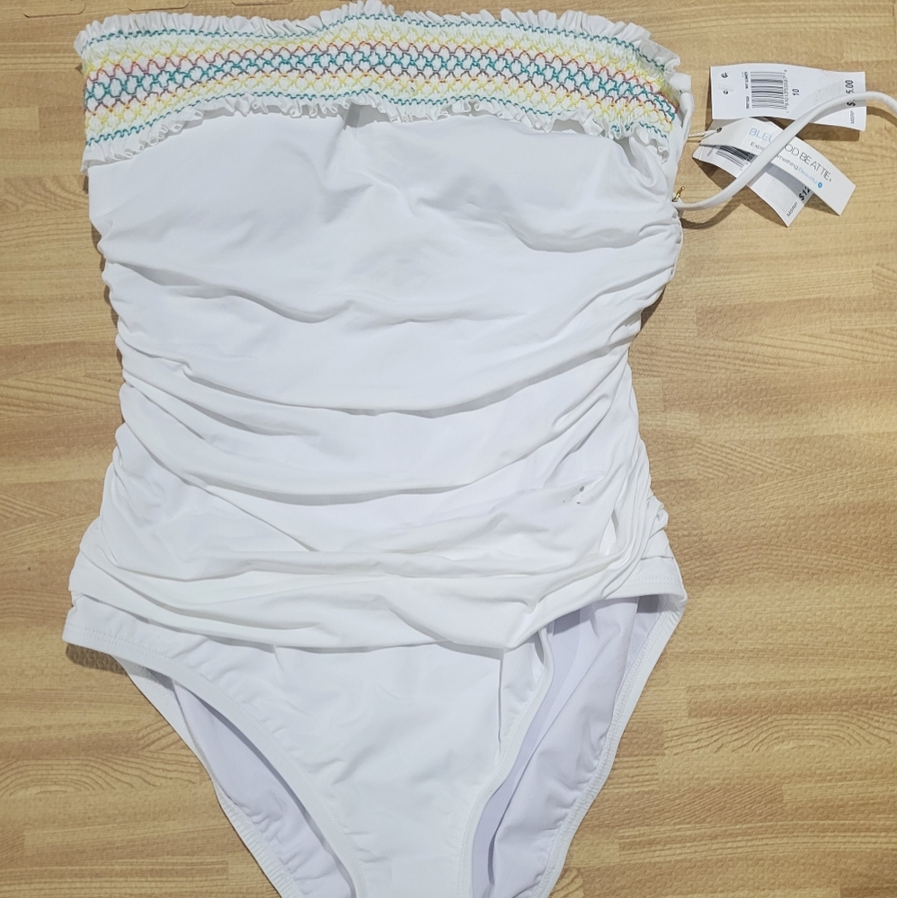 Strapless One Piece Bathing Suit